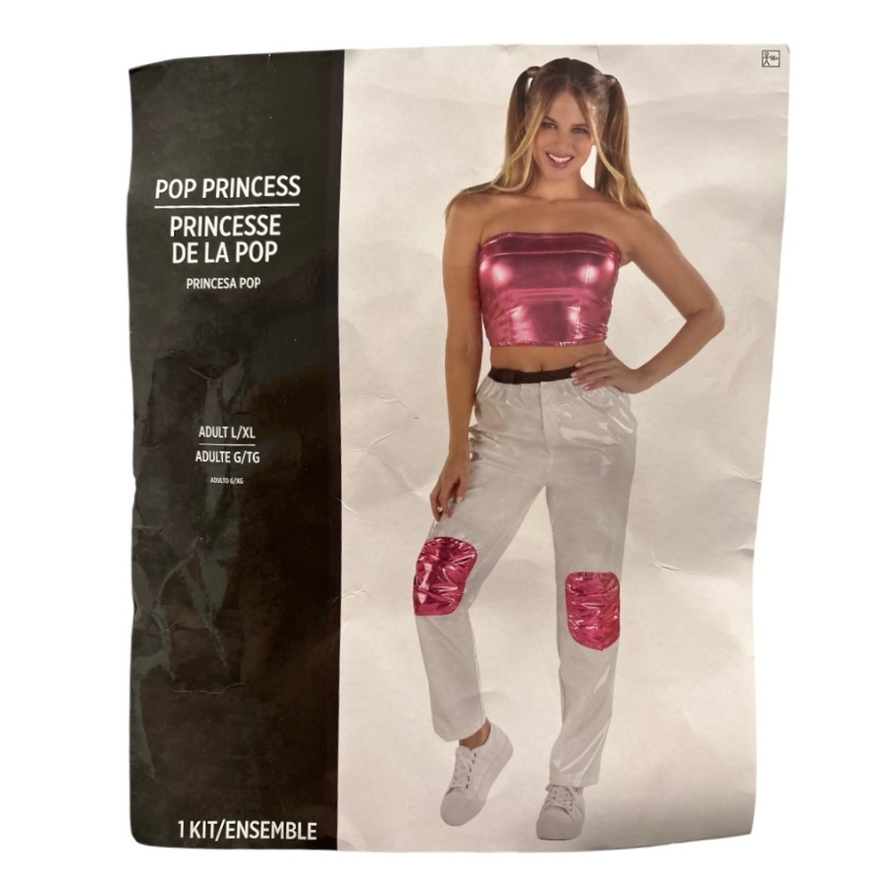 Amscan Pop Princess Pink and White Costume
